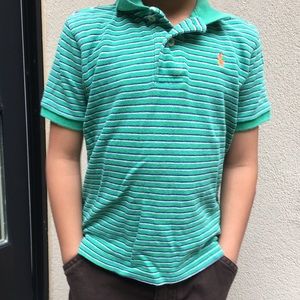 Striped Boys Polo Shirt